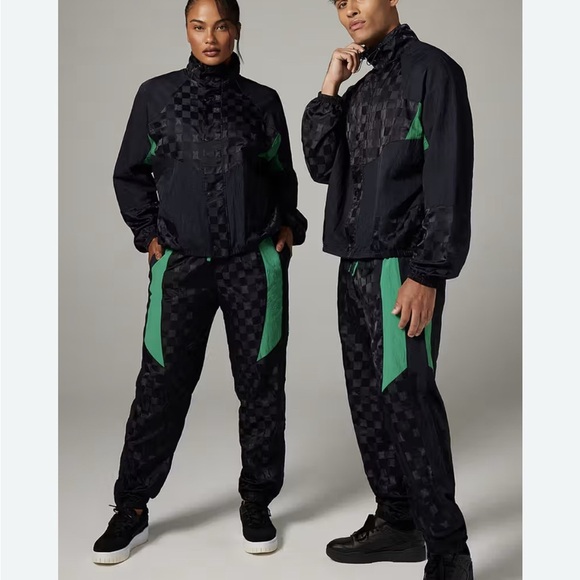 Savage x Fenty changeover jogger tracksuit black green size XS extra small - Picture 1 of 9